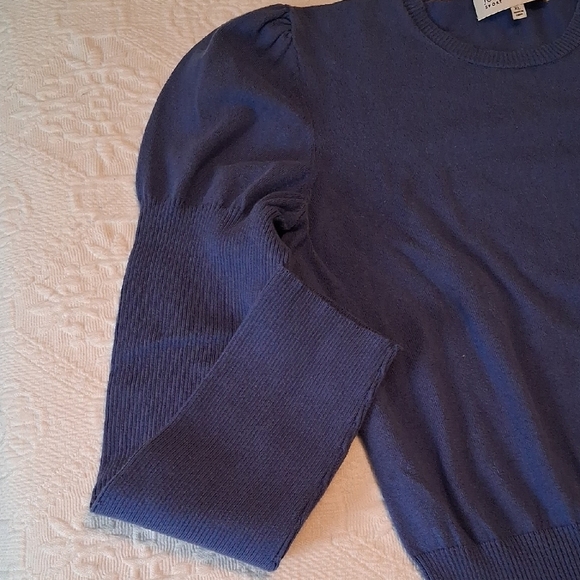 Jones New York Women's Purple Crewneck Sweater - Picture 7 of 11